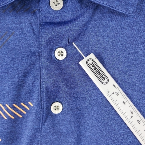 🍄3/50$🍄 PGA TOUR Golf athletic fit polo short sleeve shirt size Large - Picture 8 of 8